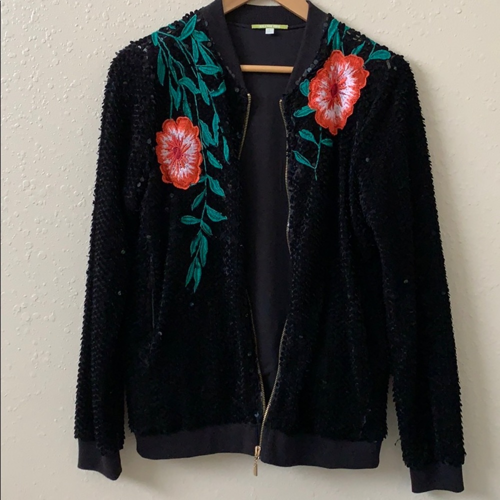 Gianni bono sequins bomber jacket